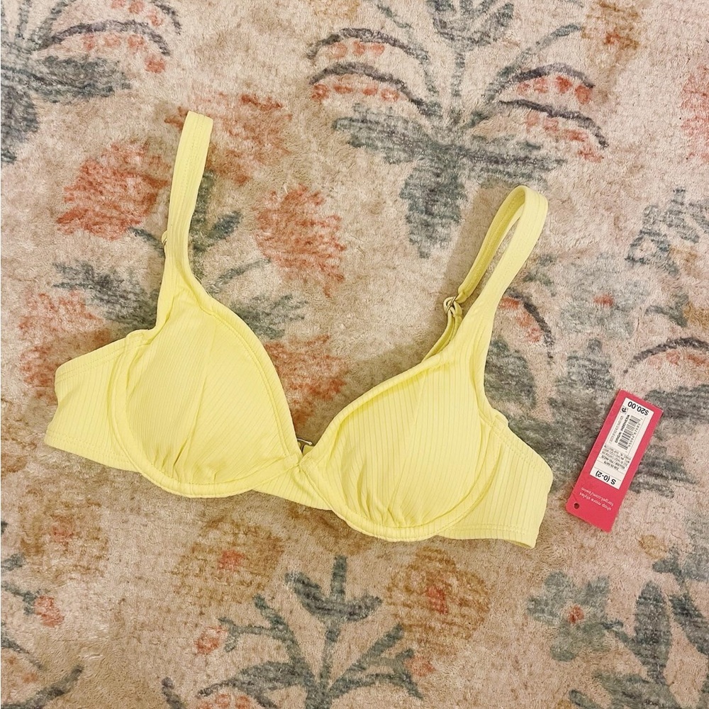 Yellow Women's Target Xhilaration Bikini Top